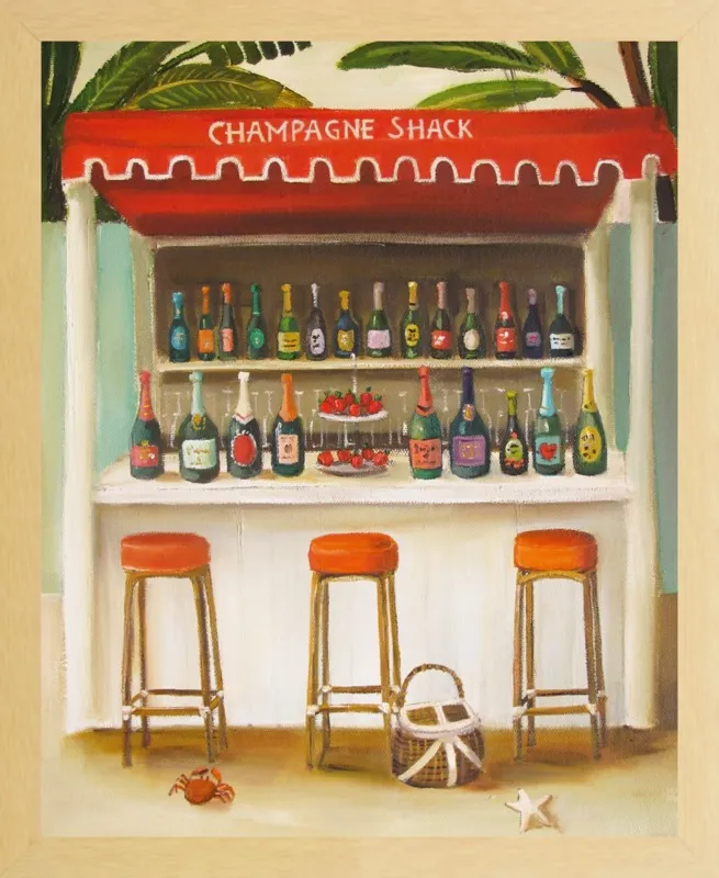 Champagne Shack by Janet Hill for Artfully Walls