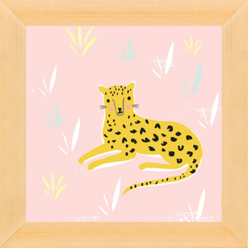 Little Amur Leopard by Lizzie Mackay for Artfully Walls