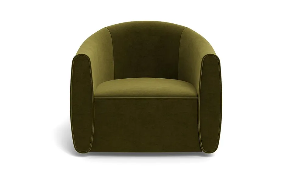 Lawson Swivel Chair with Contrast Piping