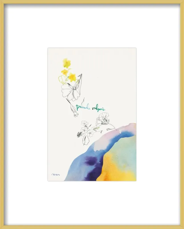 Primula Vulgaris by META WRABER for Artfully Walls