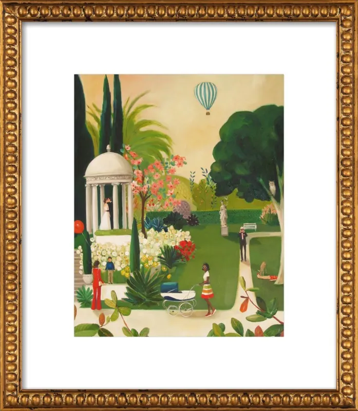 A Fainting in the Botanical Gardens by Janet Hill for Artfully Walls