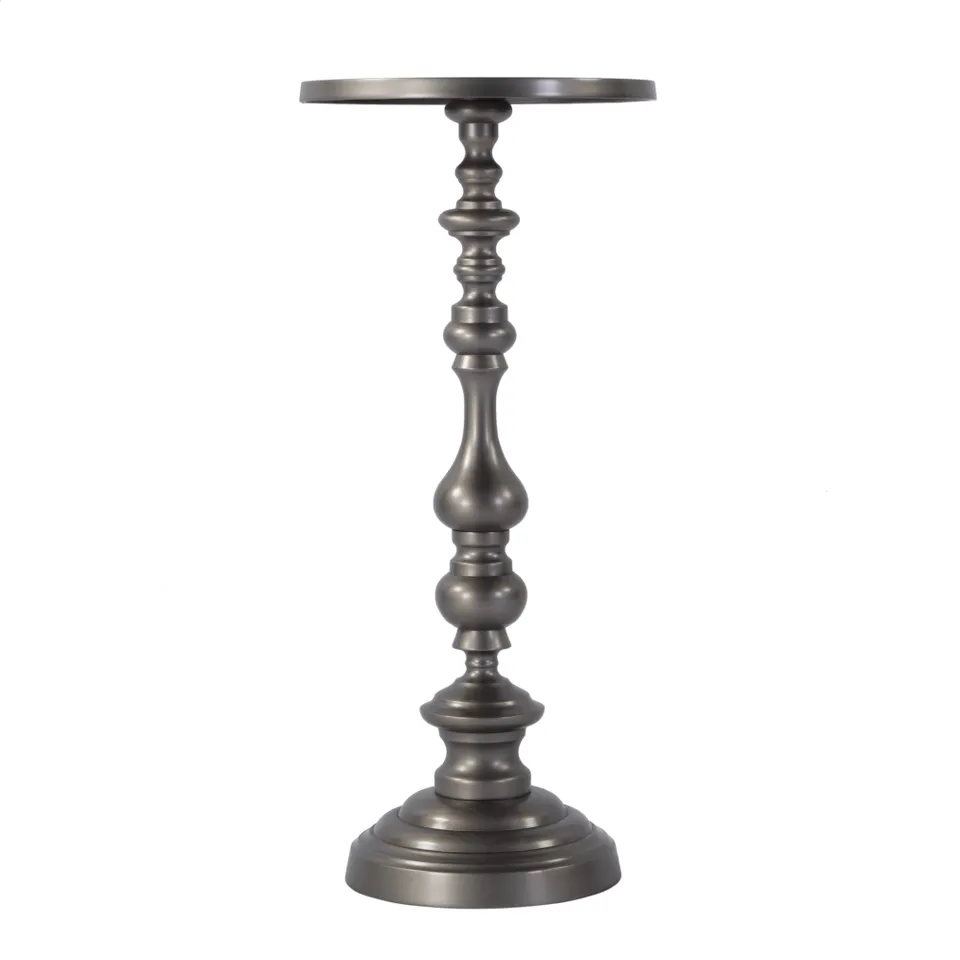Mario Nickel Plated End Table