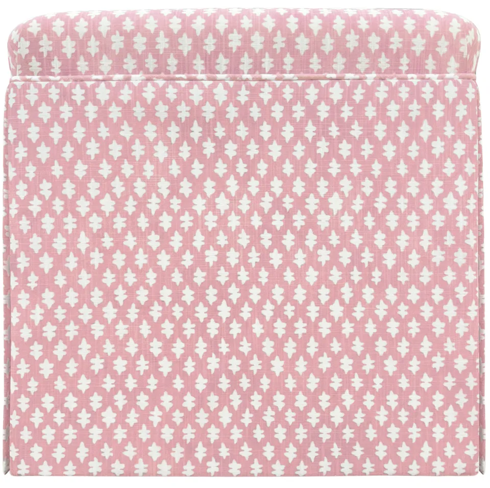 THE SKIRTED OTTOMAN :: TILLY PRINT // BLOSSOM - Skirted Ottoman