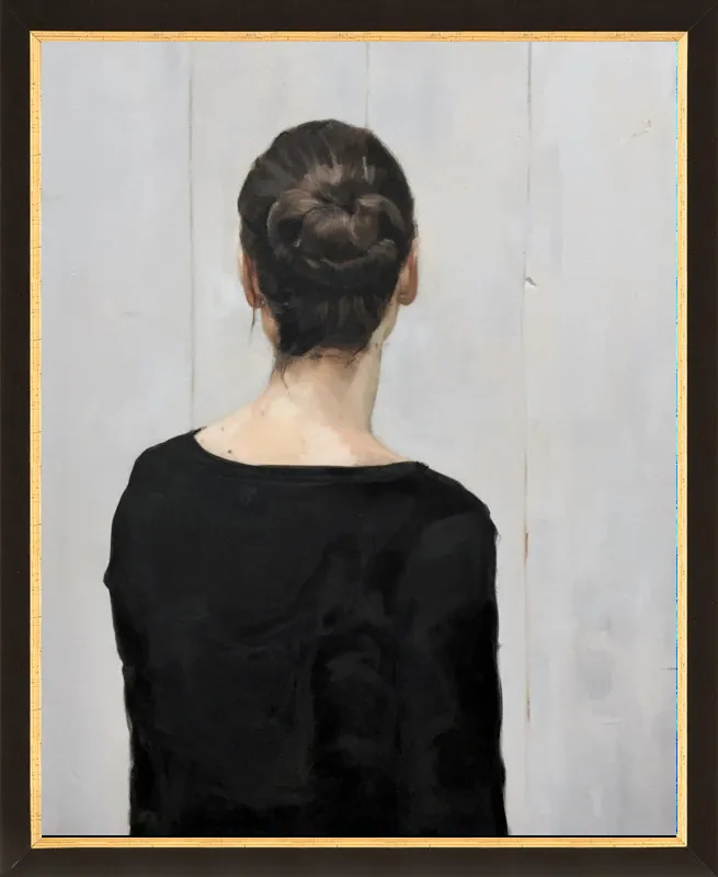 Portrait of a young woman by Philine van der Vegte for Artfully Walls