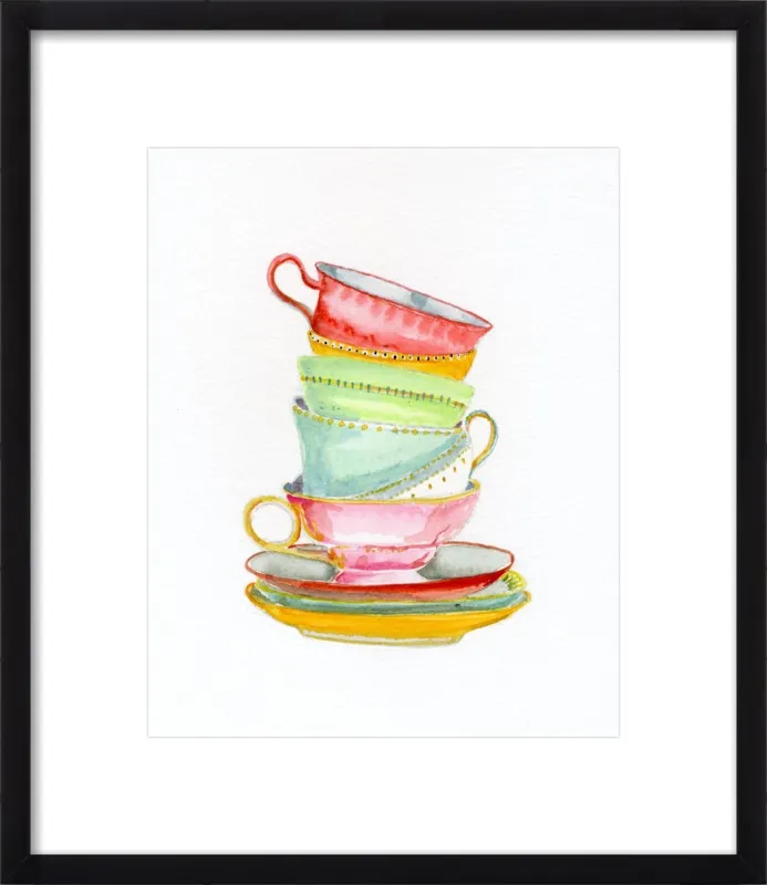 Teacups by Miri Eshet for Artfully Walls