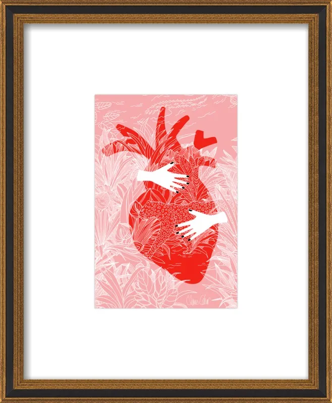 REFUGE ROSE by Claire Colin for Artfully Walls