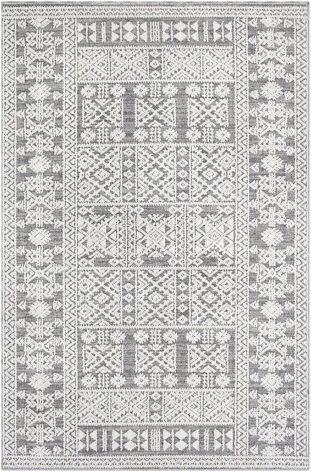 Ariana Gray Indoor 2' x 2'11" Machine Woven Rug