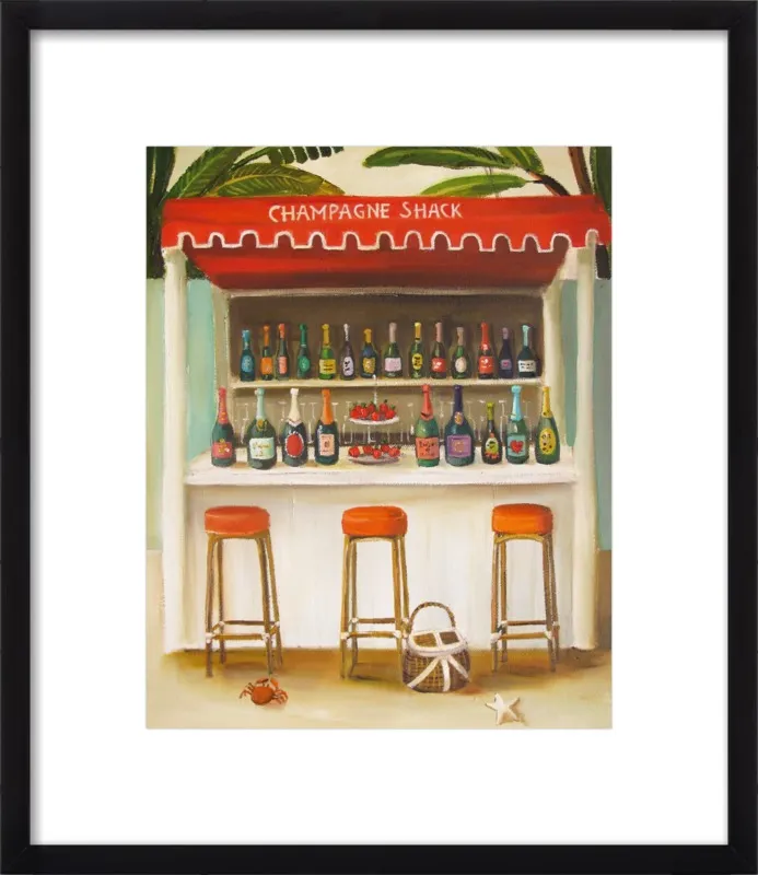 Champagne Shack by Janet Hill for Artfully Walls