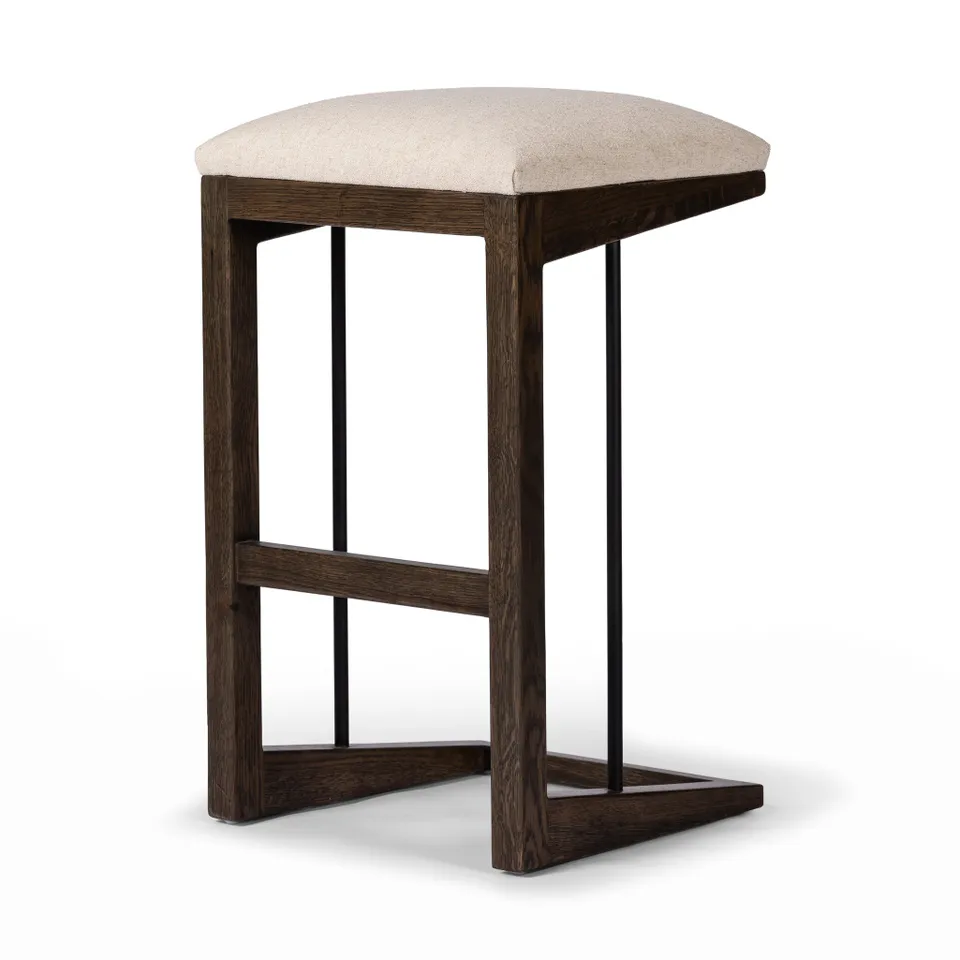 Finn Bar + Counter Stool - Sienna Brown Oak