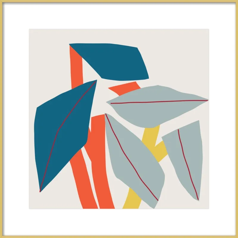 Colourful leaves by Jessica Nielsen for Artfully Walls