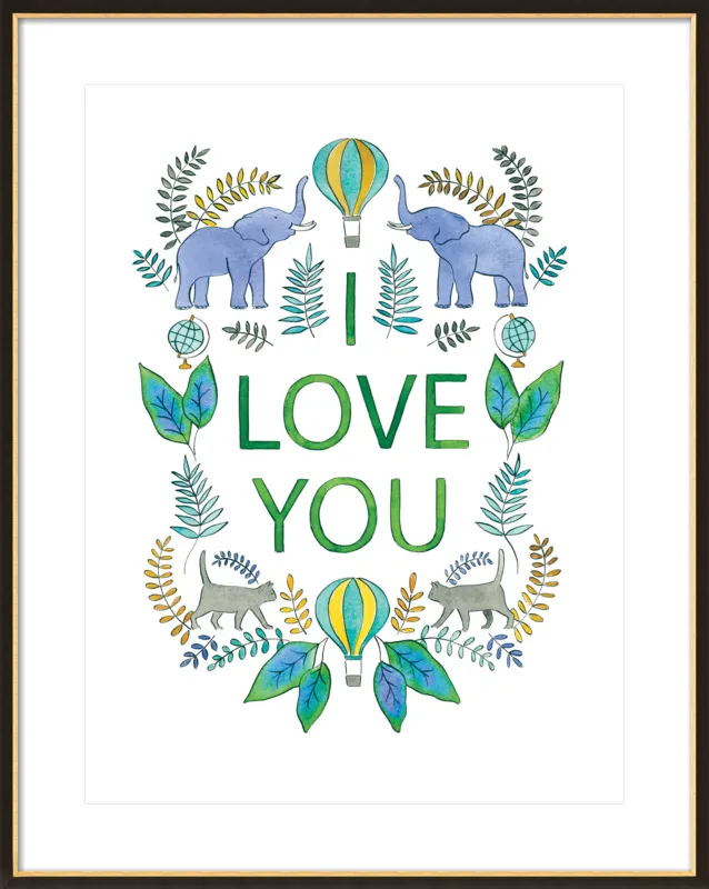 I Love You by Rachel Rogers for Artfully Walls