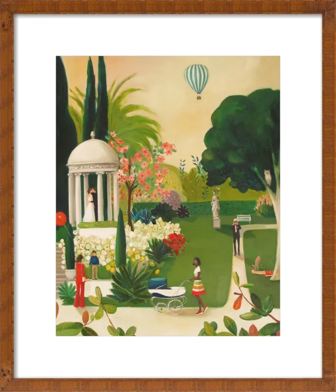 A Fainting in the Botanical Gardens by Janet Hill for Artfully Walls