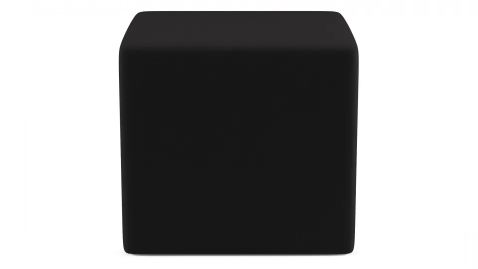 Cube Ottoman, Raven Everyday Linen