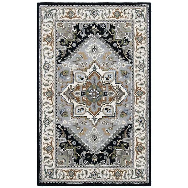 Heritage Row Heriz Medallion Area Rug