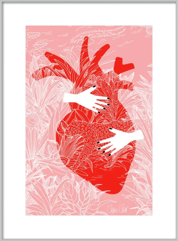 REFUGE ROSE by Claire Colin for Artfully Walls