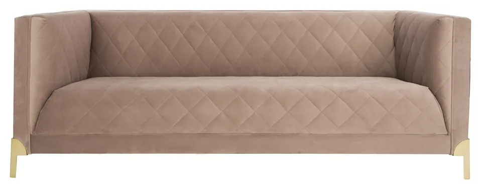 Luanna Diamond Trellis Sofa - Pale Mauve - Safavieh