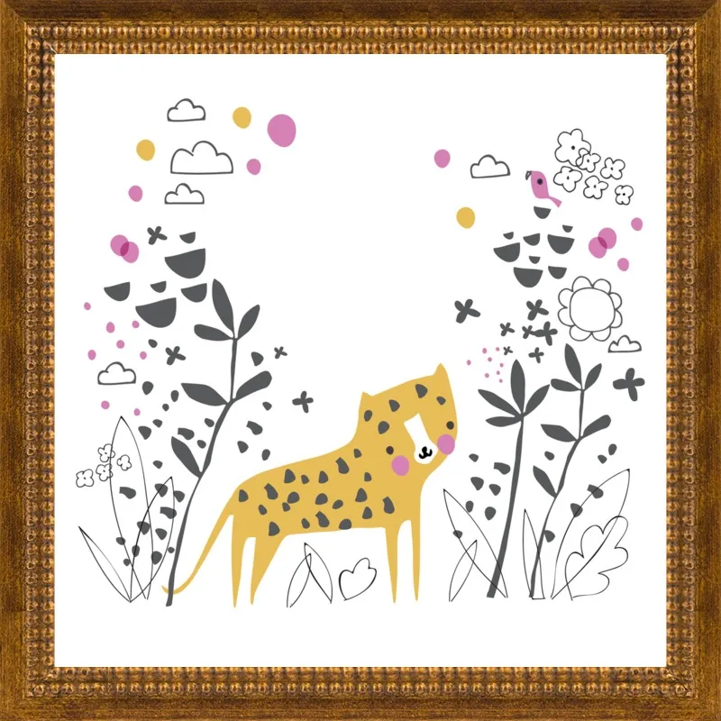 Little jungle leopard by Lizzie Mackay for Artfully Walls