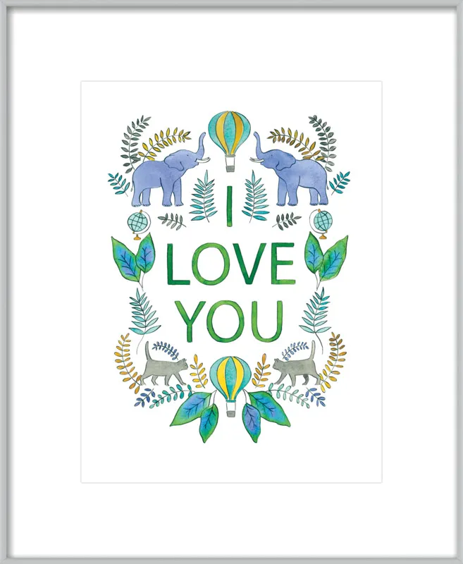 I Love You by Rachel Rogers for Artfully Walls