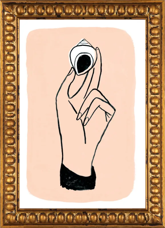 My Hand is My Face by Michael Doyle - Apartment On Belmont for Artfully Walls