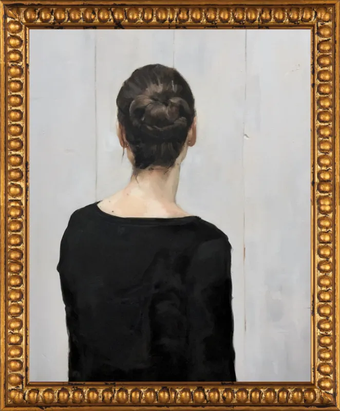 Portrait of a young woman by Philine van der Vegte for Artfully Walls