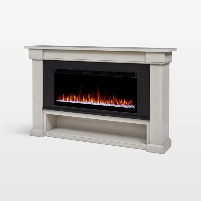 Belhaven Light Wood with Landscape Smart Electric Fireplace 66"