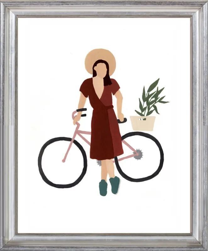 Biking Beauty by Taylor Ann for Artfully Walls