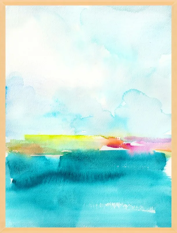 Oceanscape II by Christine Lindstrom for Artfully Walls