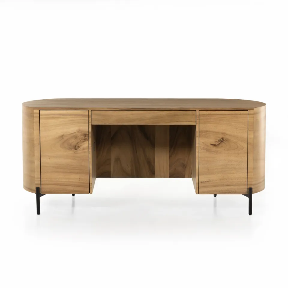 Lunas Executive Desk - Gold Guanacaste