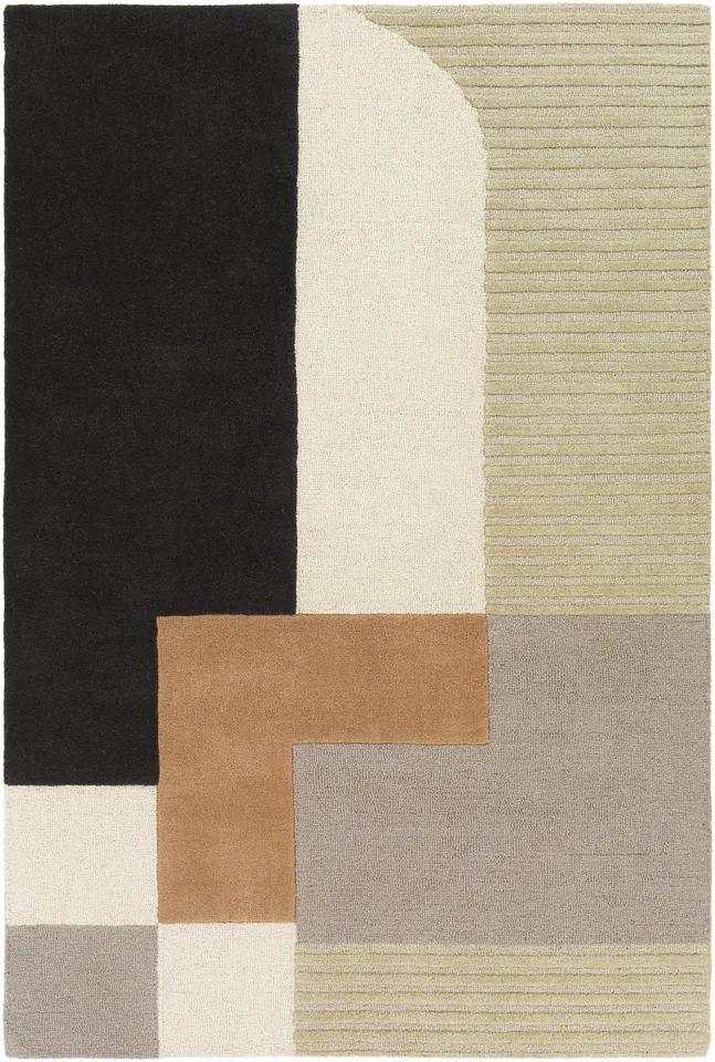 Emma Beige Indoor 2' x 3' Handmade Rug