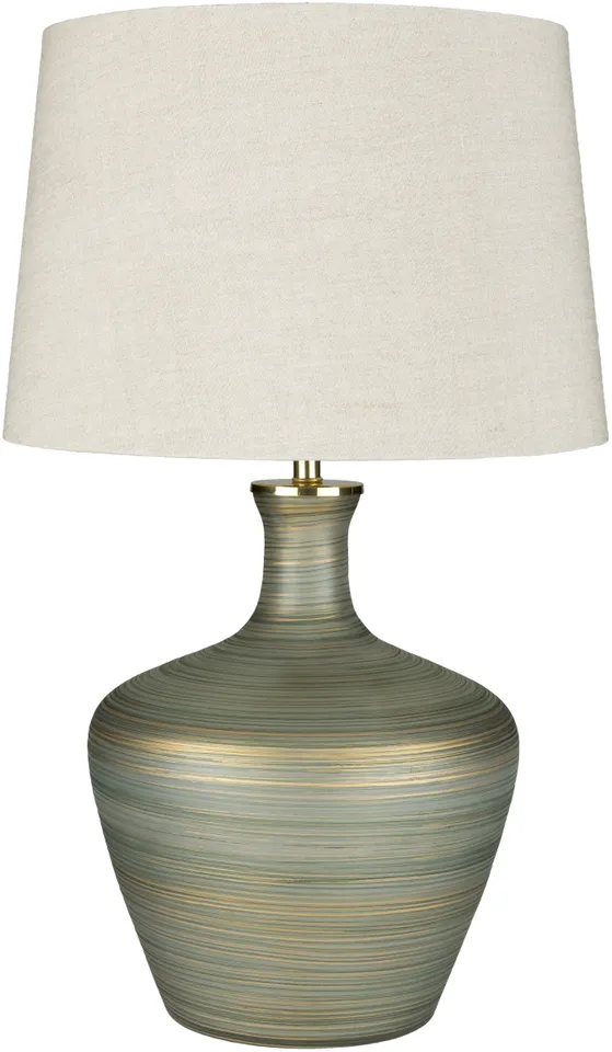 Ollie Emerald Antiqued 28"H x 17"W x 17"D Accent Table Lamp
