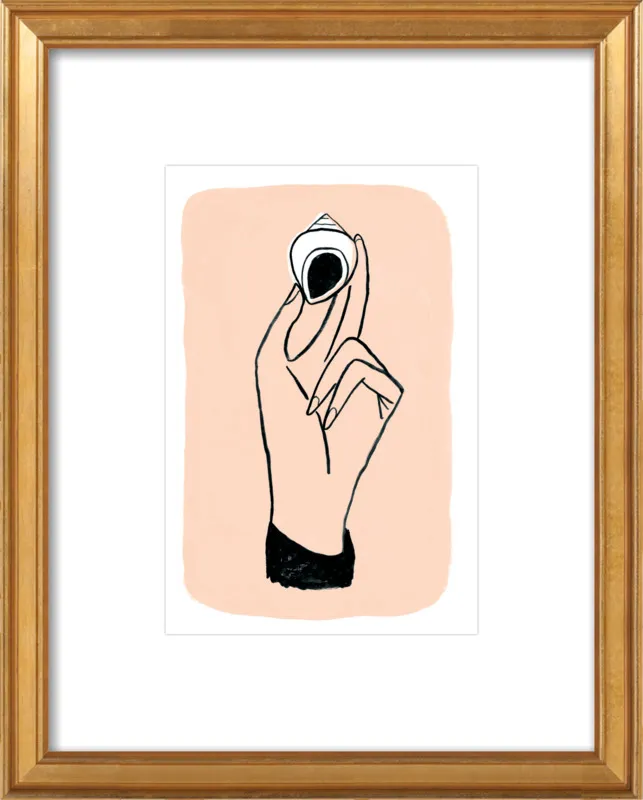 My Hand is My Face by Michael Doyle - Apartment On Belmont for Artfully Walls