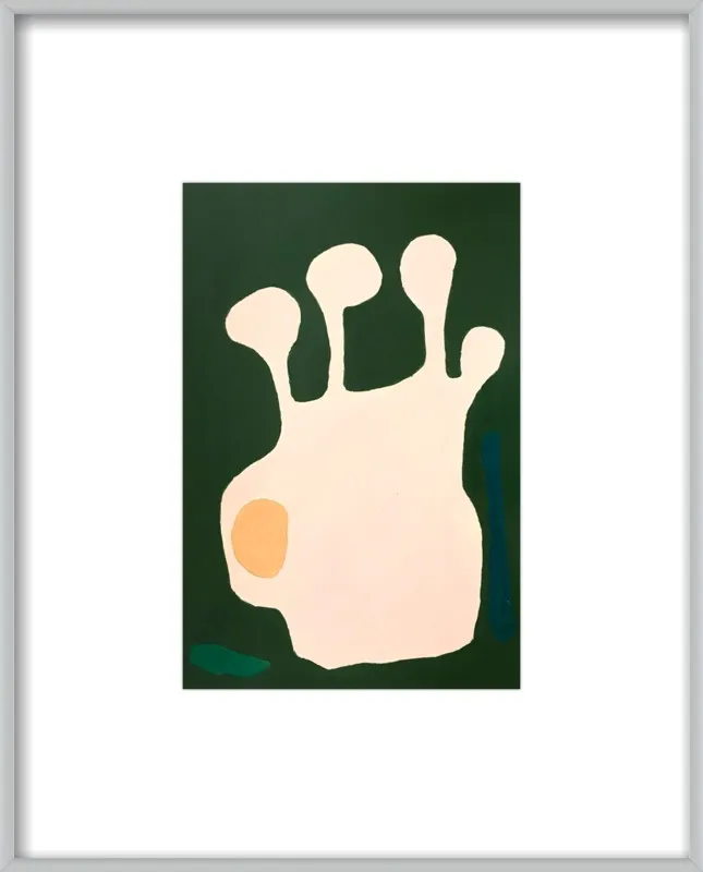 Nectarine Vase, abstraction 11 by Neicy Frey by Neicy Frey for Artfully Walls