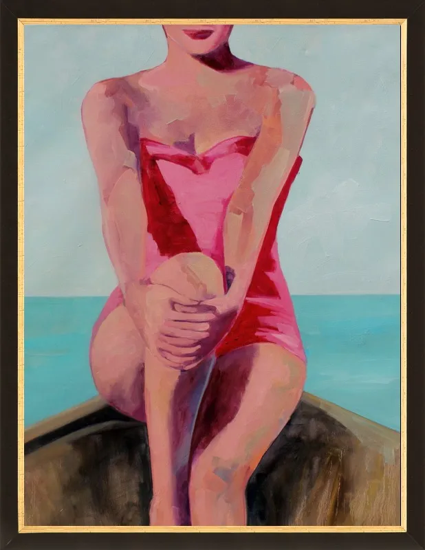 Woman in a Boat by T. S. Harris for Artfully Walls