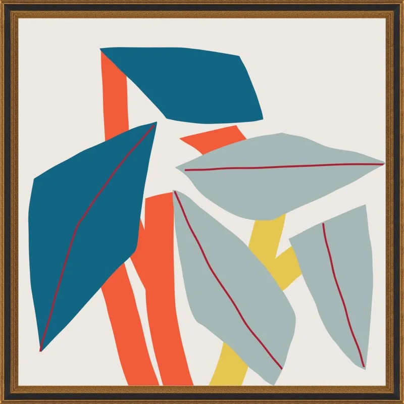 Colourful leaves by Jessica Nielsen for Artfully Walls