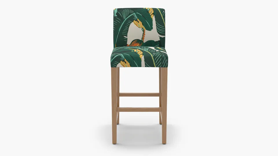 Signature Dining Bar Stool, Martinique®®, Natural Square Tapered Leg