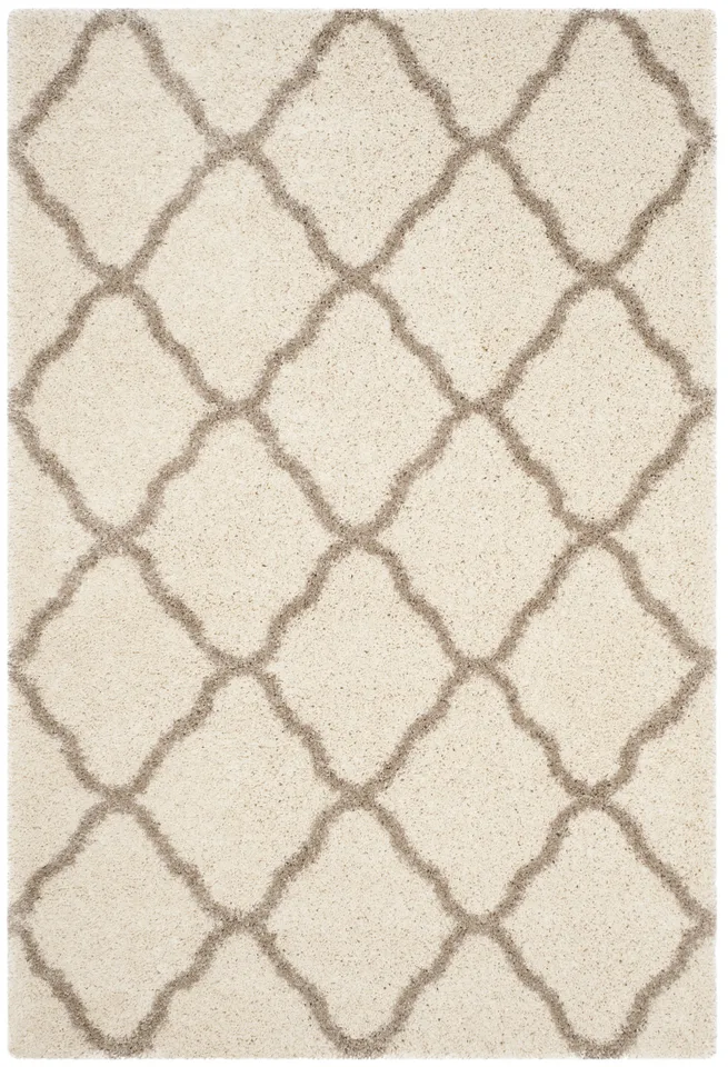 Arlo Home Woven Area Rug, SGH283D, Ivory/Beige,  6' X 9'