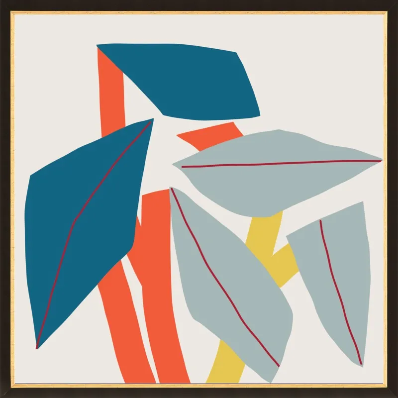 Colourful leaves by Jessica Nielsen for Artfully Walls