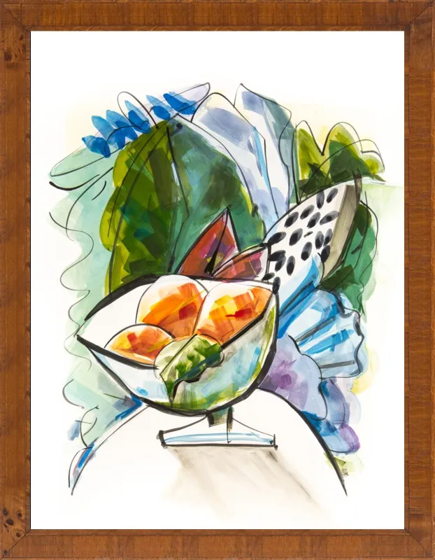 Still life with oranges by Becky Aubry for Artfully Walls