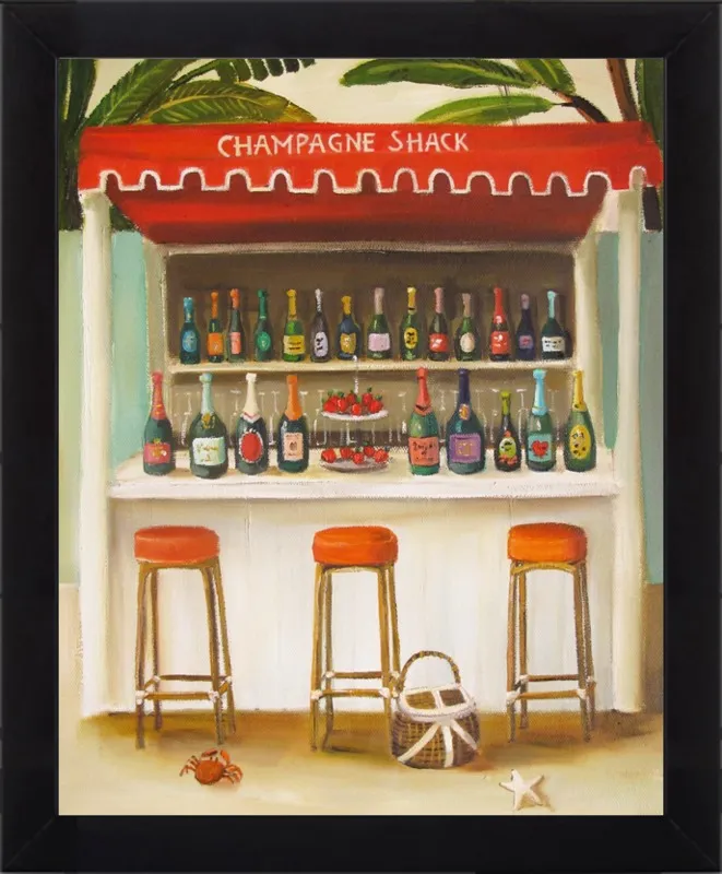 Champagne Shack by Janet Hill for Artfully Walls