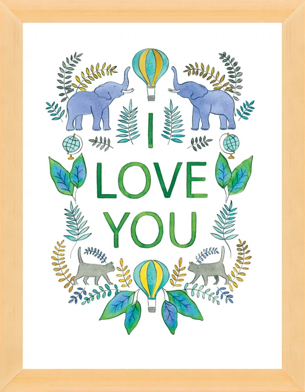 I Love You by Rachel Rogers for Artfully Walls