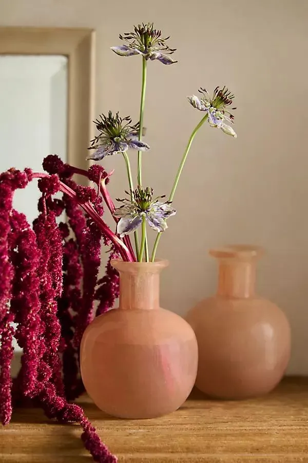 Colorful Glass Bud Vase