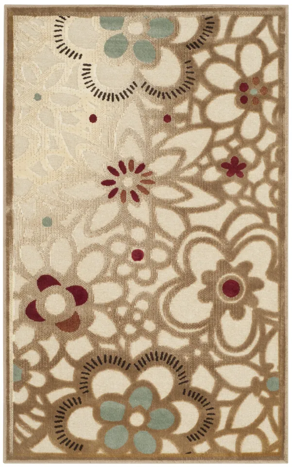 Arlo Home Woven Area Rug, PAR02-604, Taupe/Beige,  2' 7" X 4'
