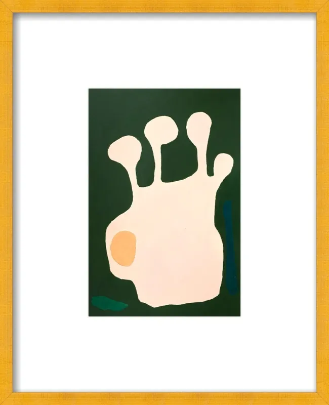 Nectarine Vase, abstraction 11 by Neicy Frey by Neicy Frey for Artfully Walls
