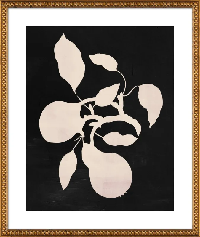 pears black and white by Ruti Shaashua for Artfully Walls