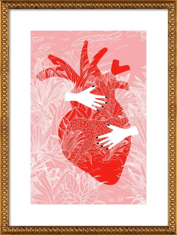 REFUGE ROSE by Claire Colin for Artfully Walls