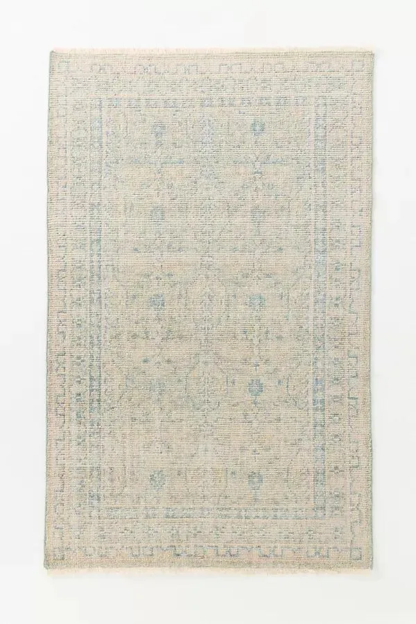Zuriana Hand-Knotted Wool Persian-Inspired Rug