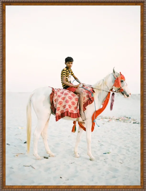 Boy on Horse by Andrew Jacona for Artfully Walls
