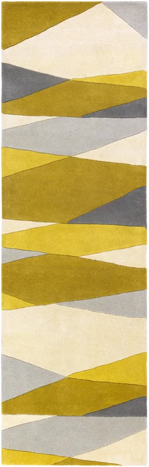 Forum Beige Indoor 3' x 12' Handmade Rug