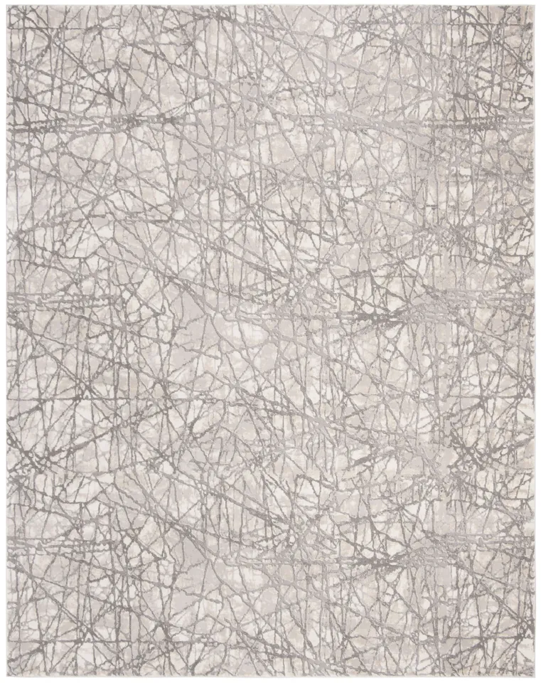 Arlo Home Woven Area Rug, MDW324A, Beige/Grey,  9' X 12'