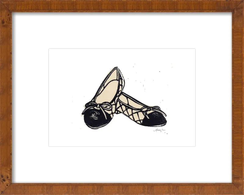 Chanel Ballet Flats by Anna See for Artfully Walls